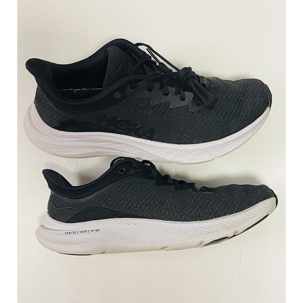 Hoka One One Solimar Shoes Women's 7.5B Black Running Athletic Distance Sneakers